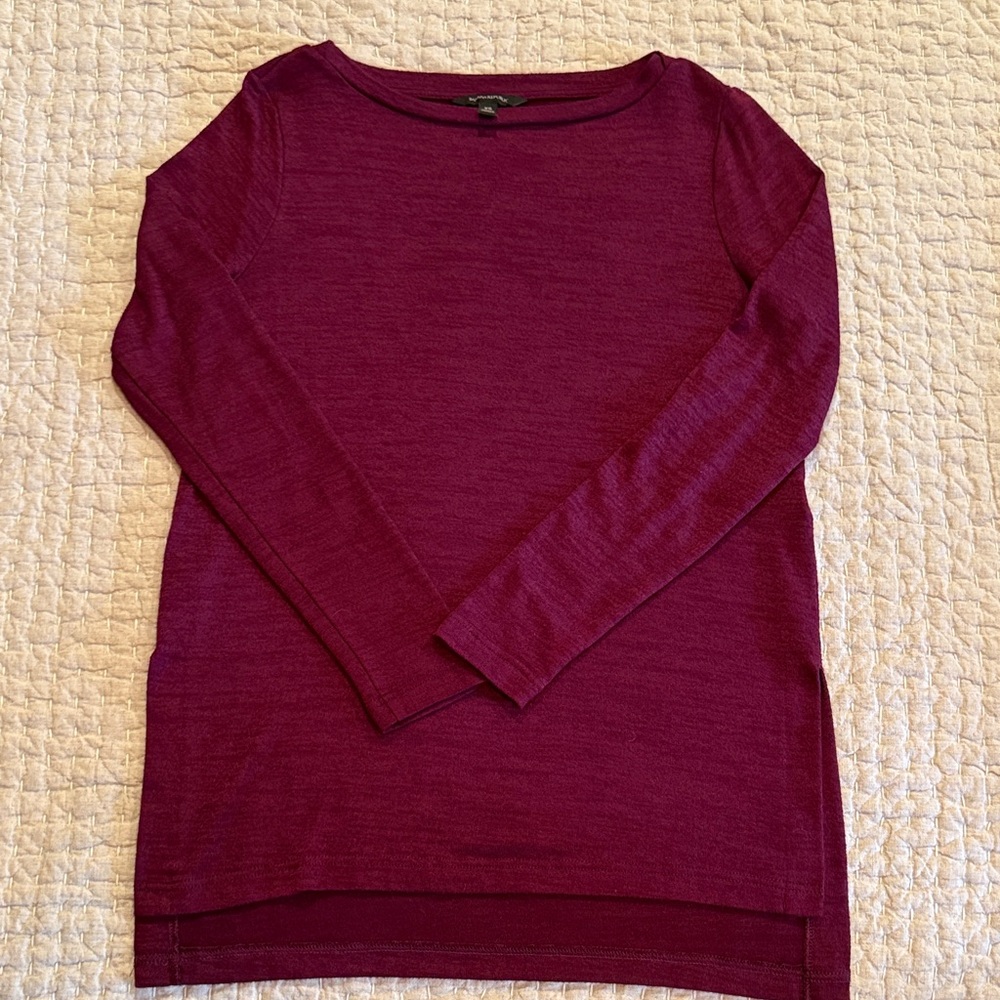 Banana Republic Burgundy Knit Tunic